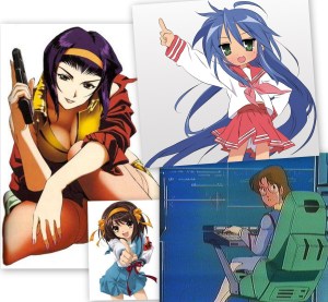 Wendee Lee character collage