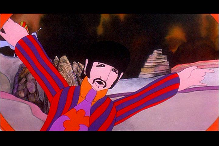 "'I believe I can fly; I believe I can -'" "Oy, Ringo? Wrong band." "Yeah, and wrong decade." "Also, we're underwater." "Oh, right; thanks, lads. *Ahem* 'I believe I can swim...'"